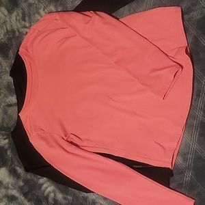Girls long sleeve t's. Size 7/8. Pink and black.